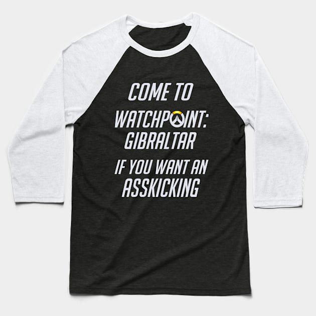 Come if you want an asskicking Baseball T-Shirt by Devay